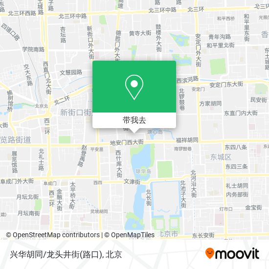 兴华胡同/龙头井街(路口)地图