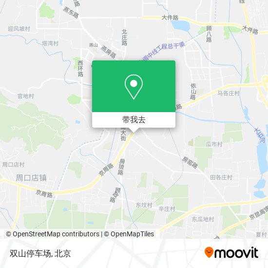 双山停车场地图