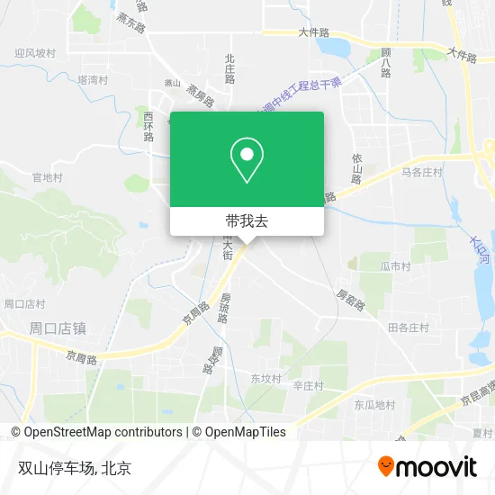 双山停车场地图