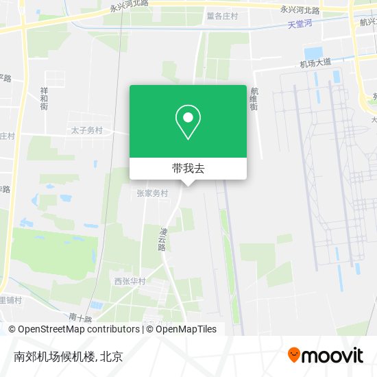 南郊机场候机楼地图