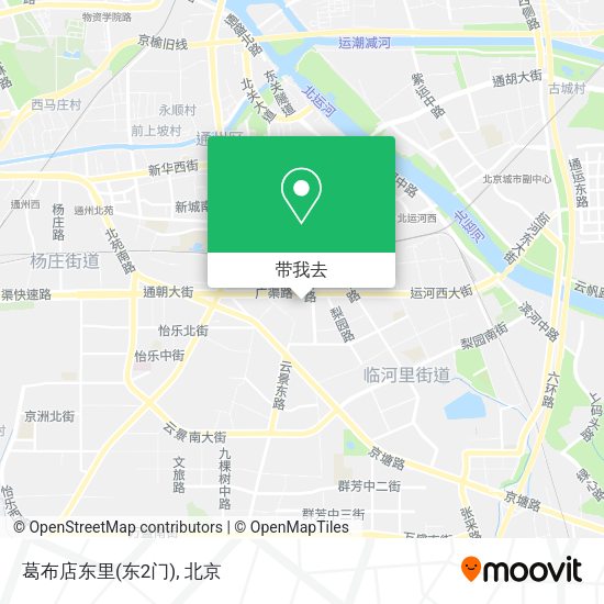 葛布店东里(东2门)地图