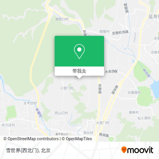 雪世界(西北门)地图