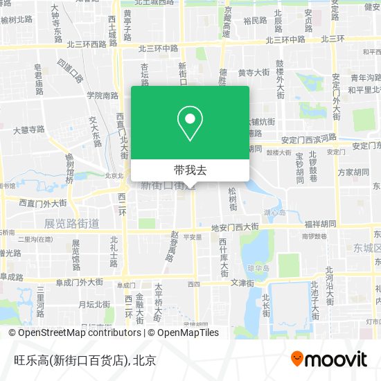 旺乐高(新街口百货店)地图