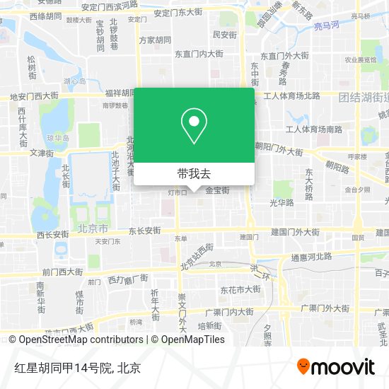 红星胡同甲14号院地图