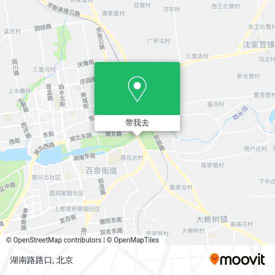 湖南路路口地图