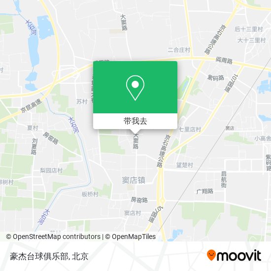 豪杰台球俱乐部地图
