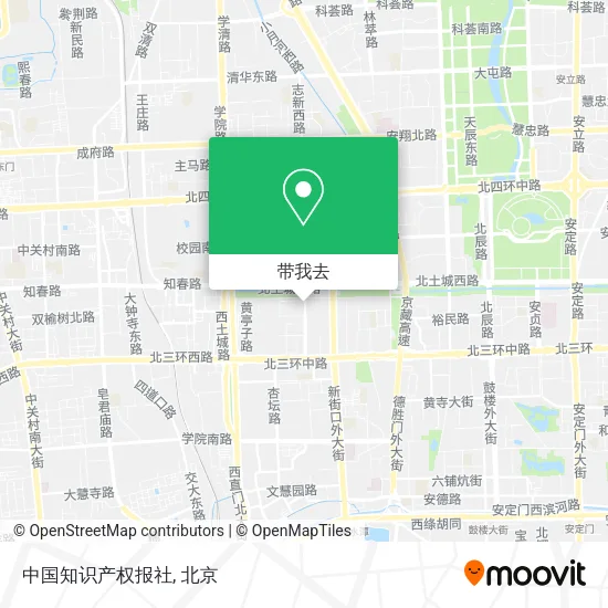 中国知识产权报社地图