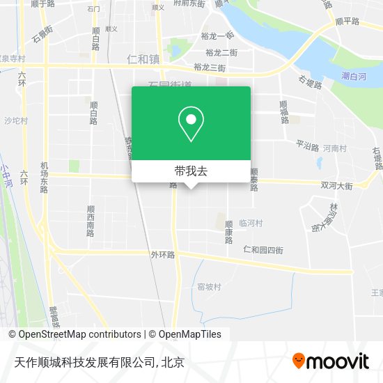 天作顺城科技发展有限公司地图