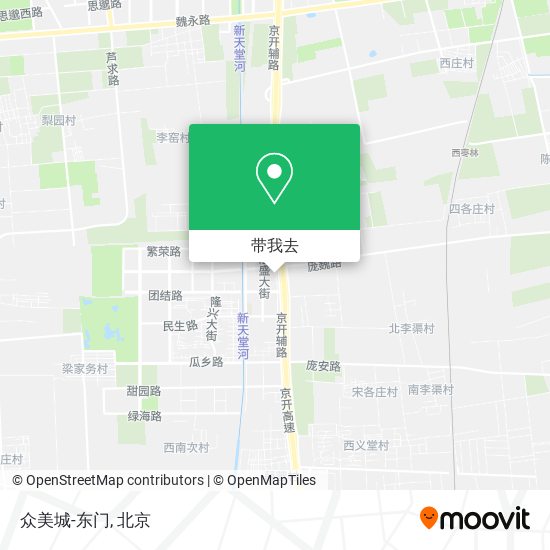 众美城-东门地图
