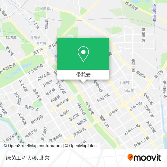 绿茵工程大楼地图