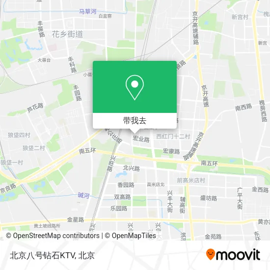 北京八号钻石KTV地图