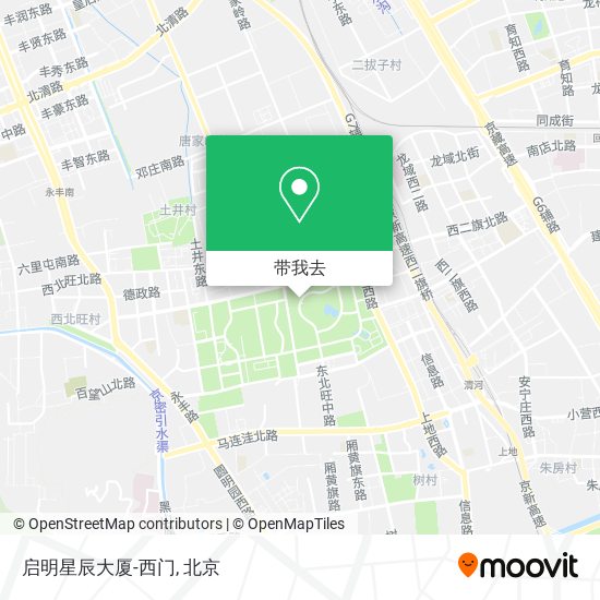 启明星辰大厦-西门地图