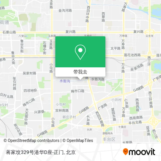 蒋家坟329号港华D座-正门地图