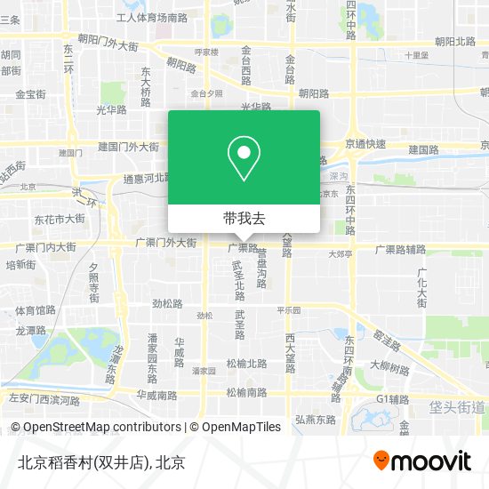 北京稻香村(双井店)地图