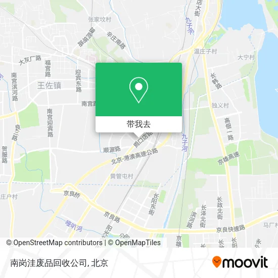 南岗洼废品回收公司地图