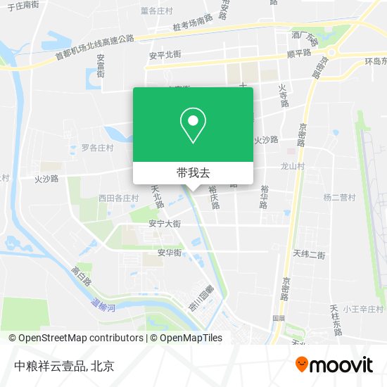 中粮祥云壹品地图