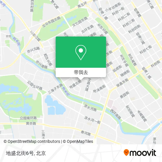 地盛北街6号地图