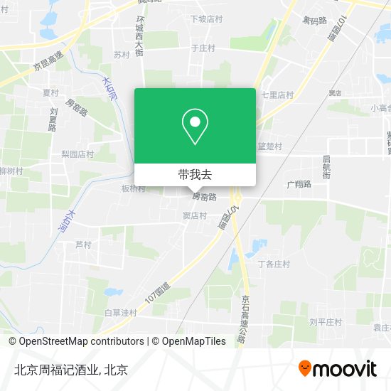 北京周福记酒业地图