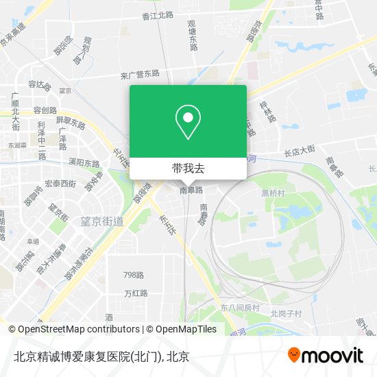 北京精诚博爱康复医院(北门)地图