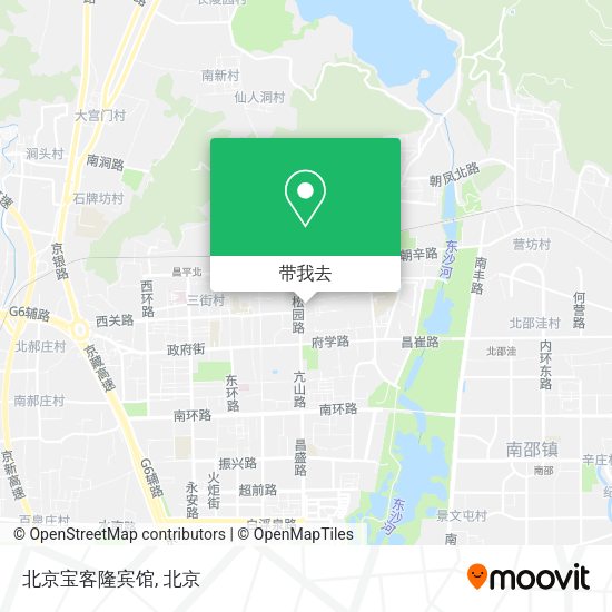 北京宝客隆宾馆地图