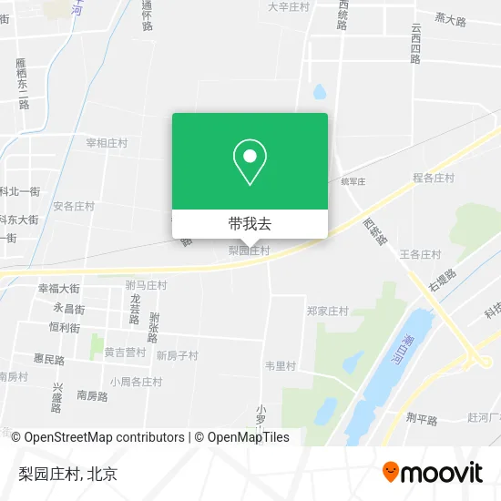 梨园庄村地图
