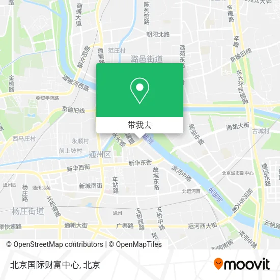 北京国际财富中心地图