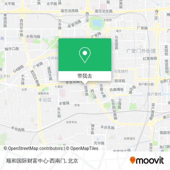 顺和国际财富中心-西南门地图