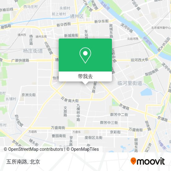 五所南路地图