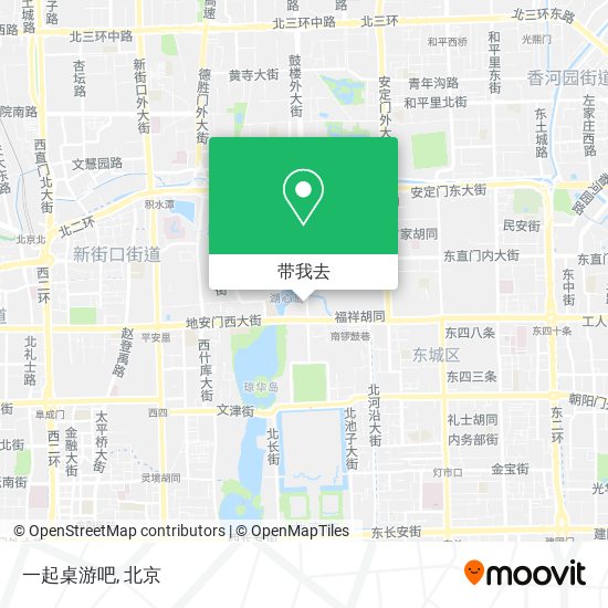 一起桌游吧地图