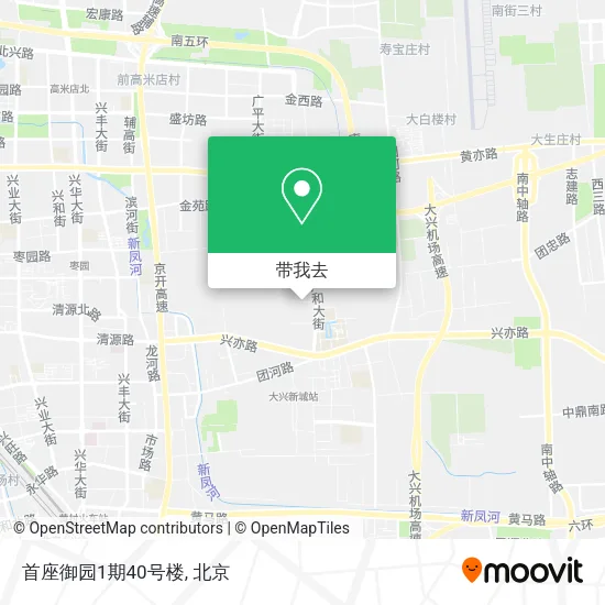 首座御园1期40号楼地图