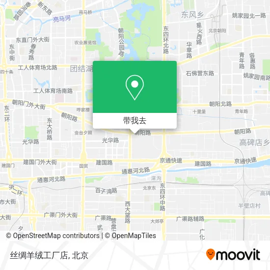 丝绸羊绒工厂店地图