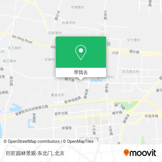 巨匠园林景观-东北门地图