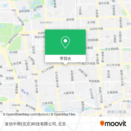 发信中商(北京)科技有限公司地图