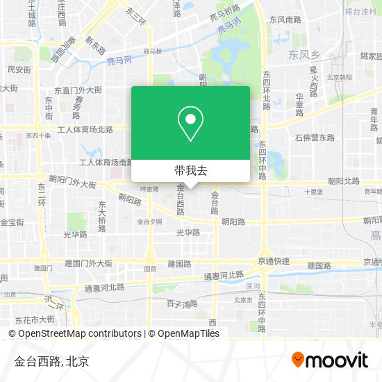 金台西路地图