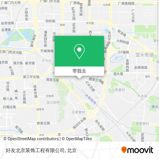 好友北京装饰工程有限公司地图