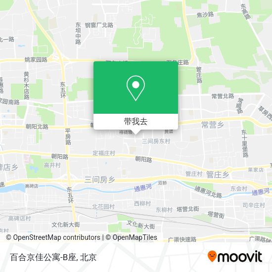 百合京佳公寓-B座地图