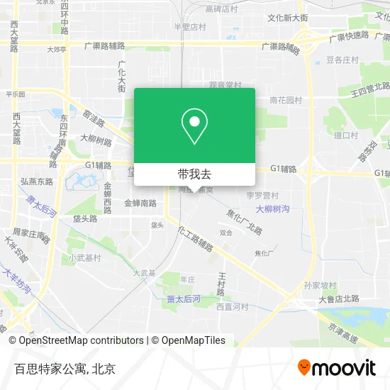 百思特家公寓地图