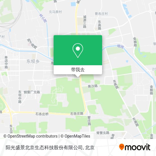 阳光盛景北京生态科技股份有限公司地图
