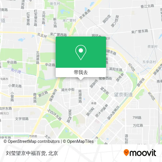 刘莹望京中福百货地图