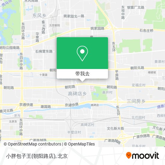 小胖包子王(朝阳路店)地图