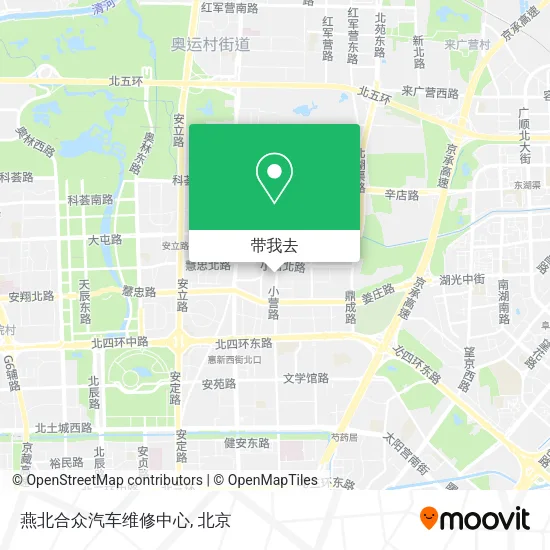 燕北合众汽车维修中心地图