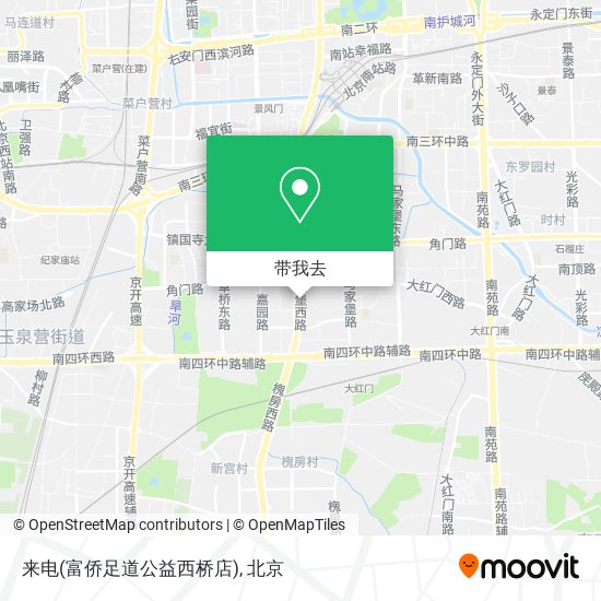 来电(富侨足道公益西桥店)地图
