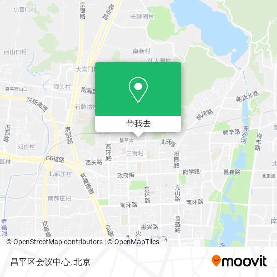 昌平区会议中心地图