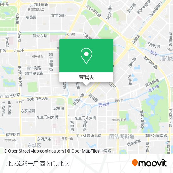 北京造纸一厂-西南门地图