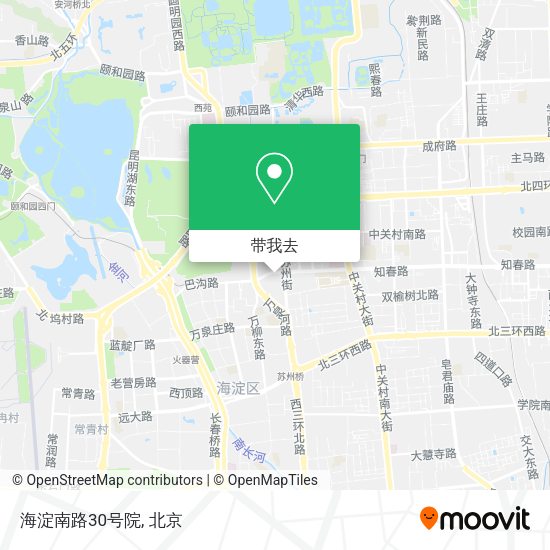海淀南路30号院地图