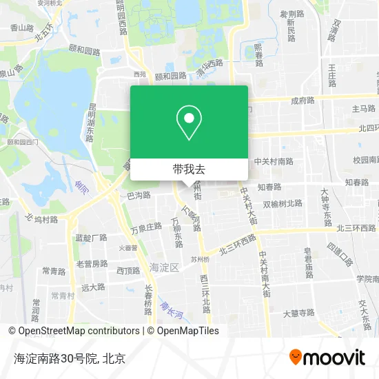 海淀南路30号院地图
