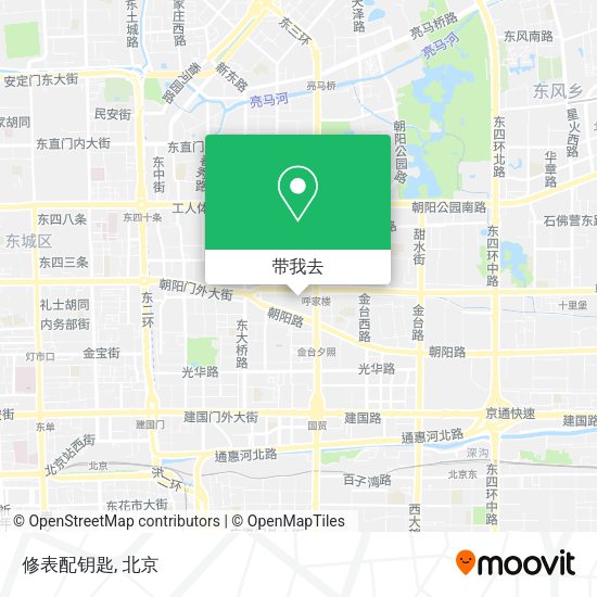 修表配钥匙地图