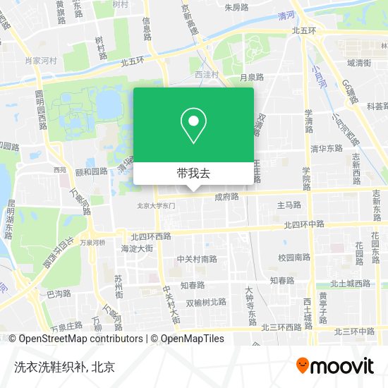 洗衣洗鞋织补地图
