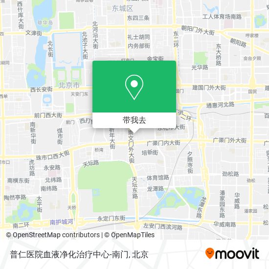 普仁医院血液净化治疗中心-南门地图