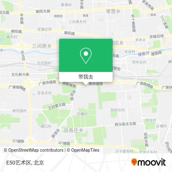 E50艺术区地图